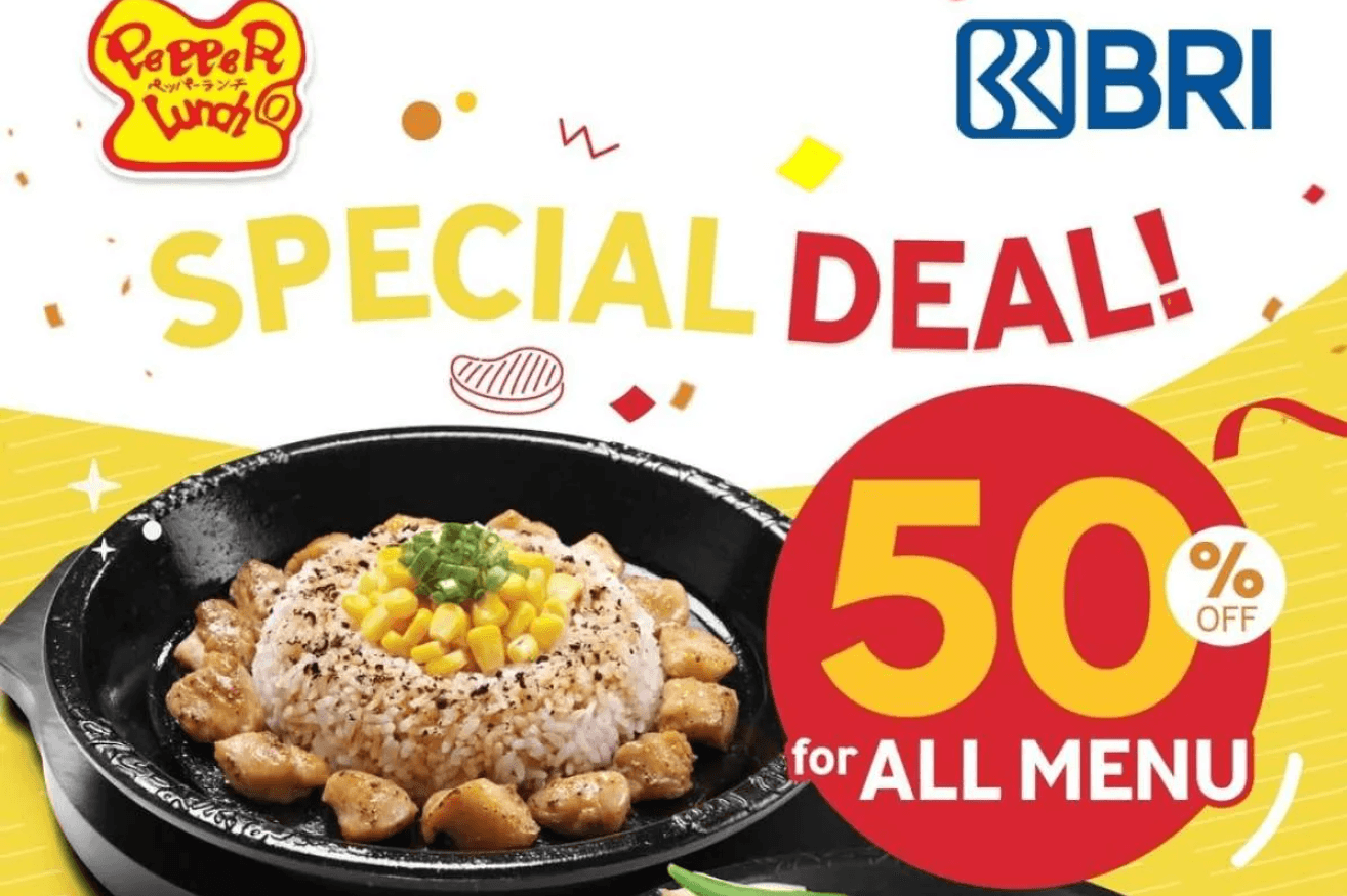 Pepper Lunch Diskon Hingga 50%