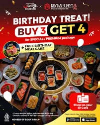 Kintan Buffet Birthday Deal via BOGA