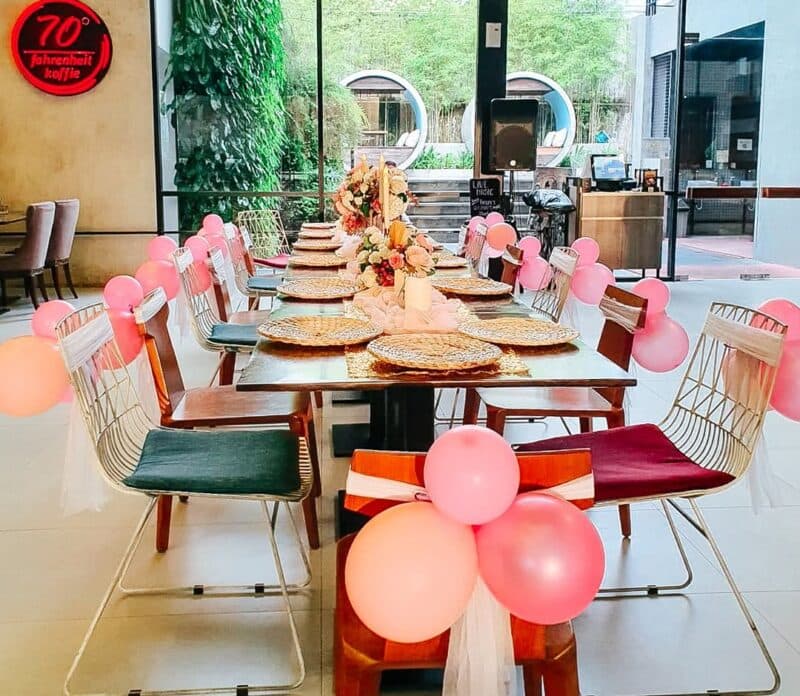 70 Fahrenheit Koffie Cafe Birthday Event